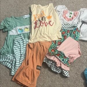 5T Girls fall boutique outfits